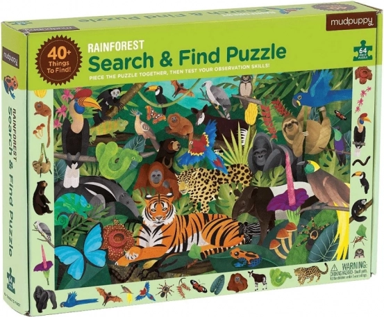Puzzle Mudpuppy Potraga u prašumi