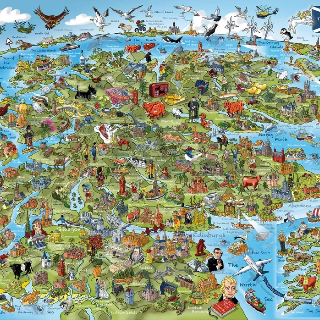 Puzzle Ovo je Škotska 1000 dijelova