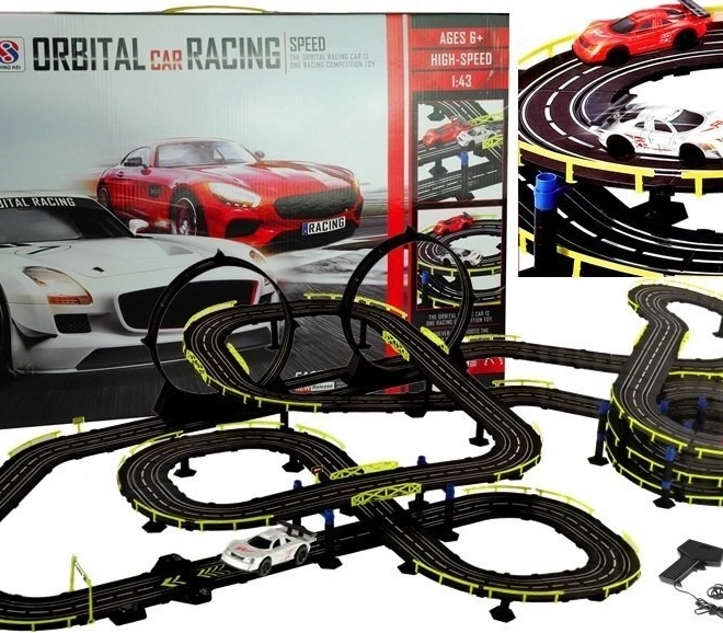 Utrkačka Slot Cars s autima i kontrolerima