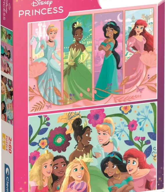 Clementoni puzzle Disney princeze 2x60 dijelova