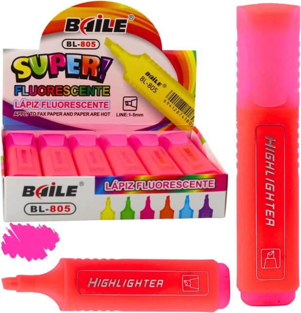Neonski marker intenzivne ružičaste boje