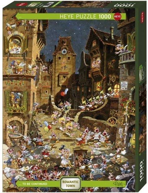 Puzzle 1000 dijelova – romantični grad, noć