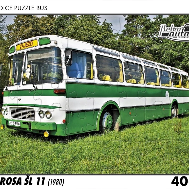 RETRO-AUTA slagalica Karosa ŠL 11 (1980) 40 dijelova