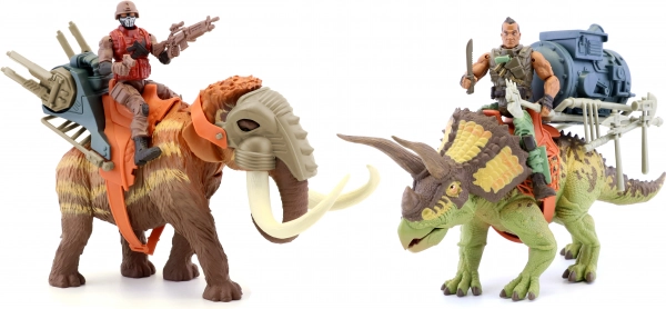 Primal Clash jahač na dinosauru 25 cm – mamut ili triceratops