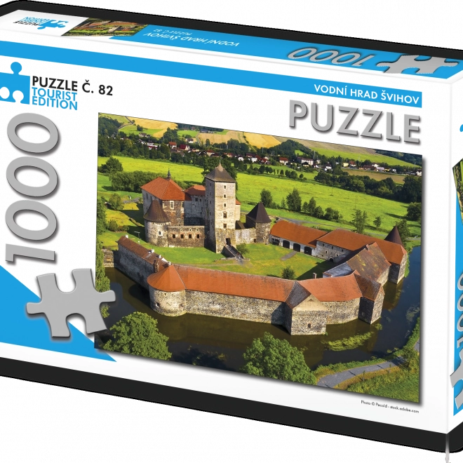 Puzzle Vodeni dvorac Švihov 1000 dijelova