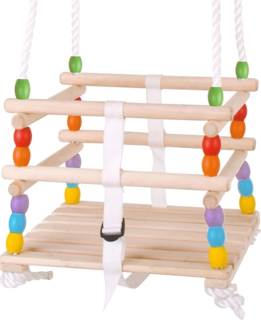 Drvena perličasta ljuljačka za djecu Bigjigs Toys