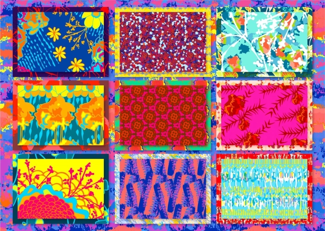 Enjoy Puzzle Dizajnerski uzorci 1000 dijelova