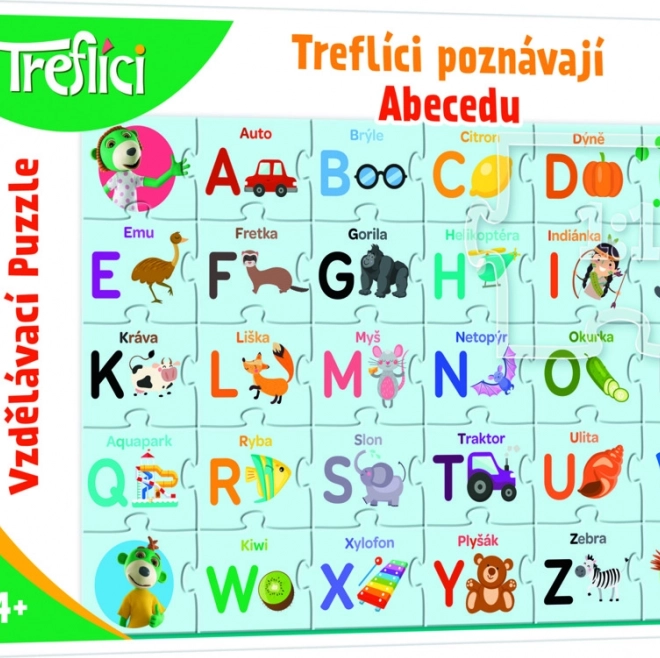 Puzzle Treflíci uče abecedu 30 komada