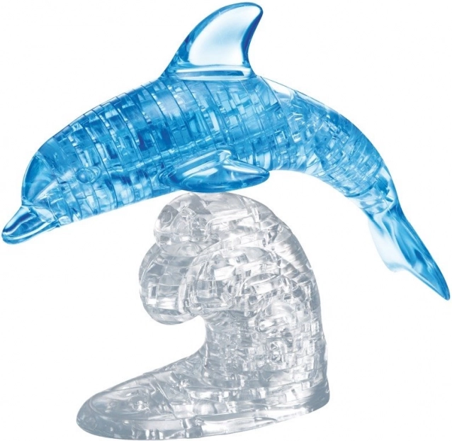 3D kristalna slagalica skačući delfin