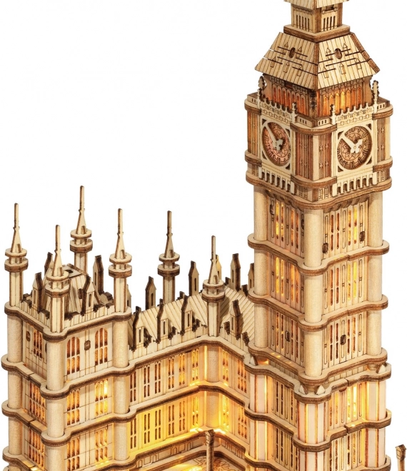 ROBOTIME drvena 3D slagalica Big Ben – svjetleći satni toranj