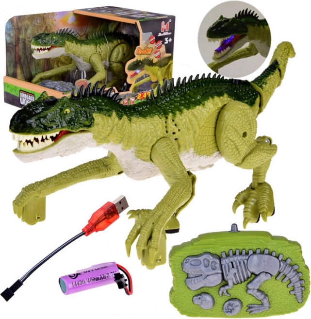 Zeleni daljinski upravljani dinosaur