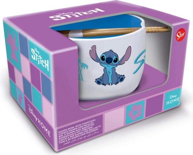 Stitch Ramen zdjelica i štapići poklon set
