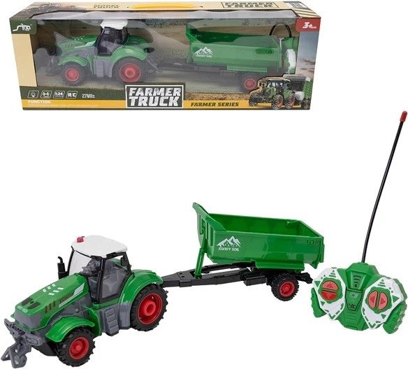 Zabavni RC traktor s prikolicom