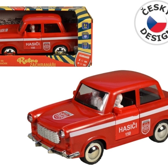Retro vatrogasni auto na zamašnjak