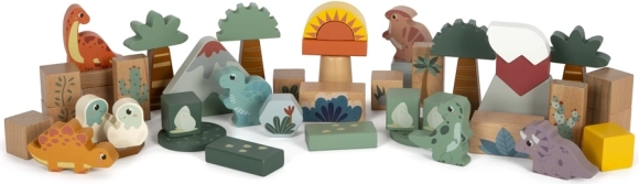 Drvene kocke Dino Small Foot