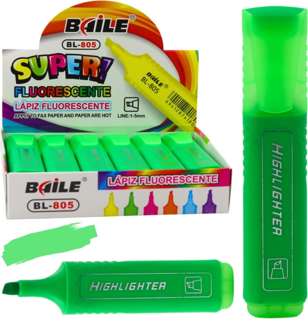 marker neon zelena