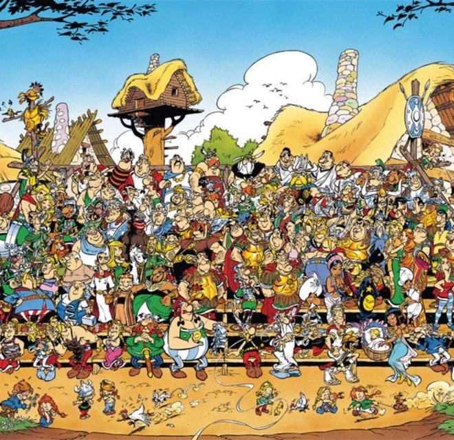Ravensburger Puzzle Asterix i Obelix: Obiteljska fotografija 1000 dijelova