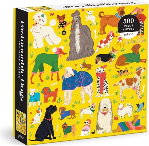 Puzzle stilski psi 500 dijelova