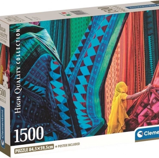 Puzzle Vijoreće tkanine 1500 komada