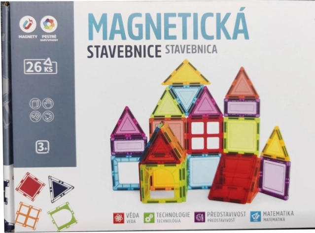 Magnetna konstrukcijska igračka za male graditelje 26 dijelova
