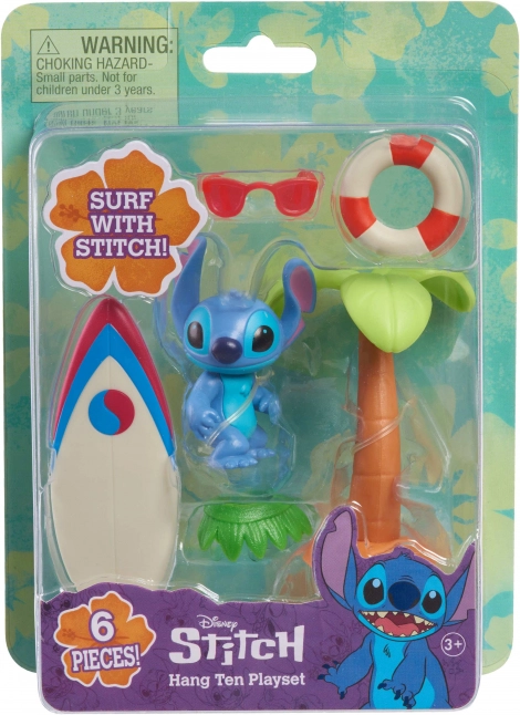 Set figurica Lilo i Stitch Hang Ten