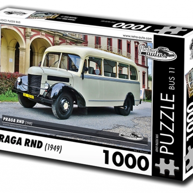 Retroauta puzzle Autobus Praga RND 1000 komada