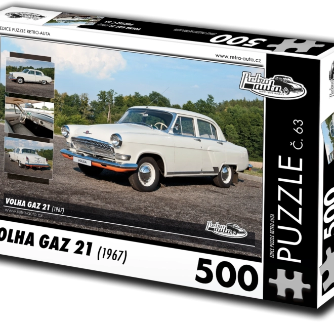 Puzzle Retro Automobili Volga GAZ 21 (500 dijelova)
