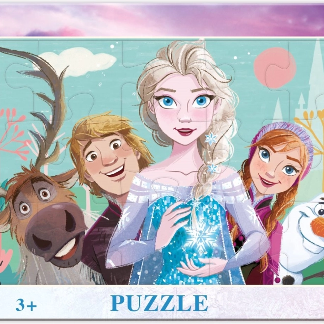 Puzzle Frozen: Obiteljski 15 dijelova