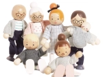 Obitelj drvenih lutkica za kućicu Le Toy Van (7 kom)