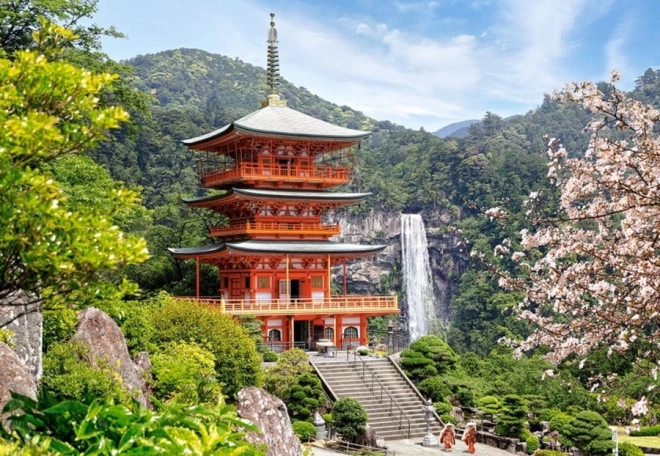 Puzzle 1000 dijelova Seiganto-ji hram, Japan