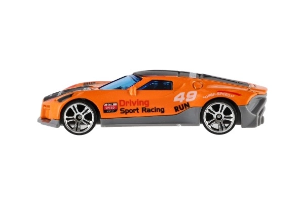 Auto sportski 6 kom metal/plastika 8 cm slobodni hod u kutiji 10,5x27,5x4 cm