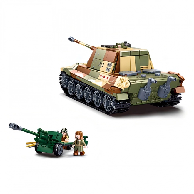 Sluban Bitka za Budimpeštu M38-B0980 Njemački teški tenk Tiger II 2 u 1