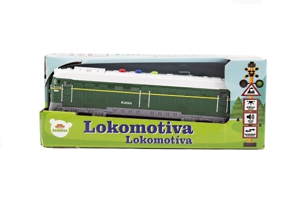 Plastična lokomotiva s svjetlosnim i zvučnim efektima