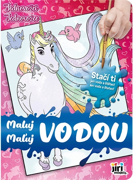 Bojanke slikanje vodom – jednorog