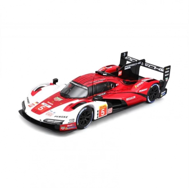 Bburago 1:24 Trkaći - Porsche 963 - Bijela/Crvena #5
