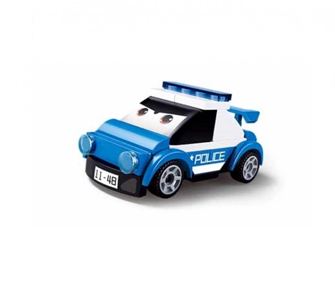 Sluban Power Bricks M38-B1072G Namotavajući autić s očima Policija