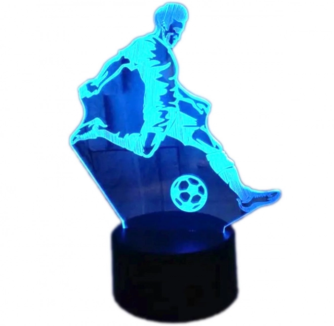 Zd98k 3D LED nogometaš noćno svjetlo