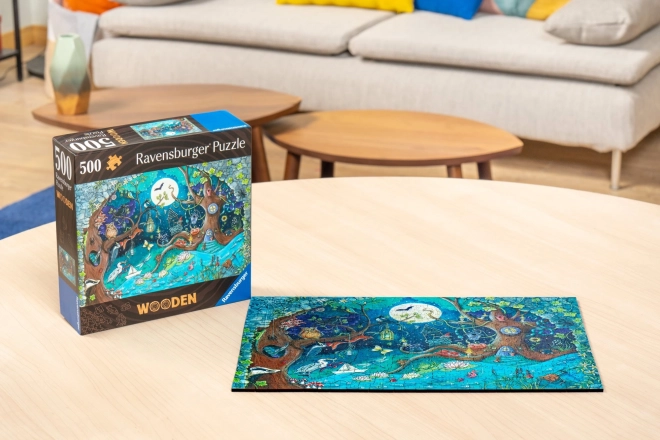 Drvene puzzle čarobna šuma 500 dijelova