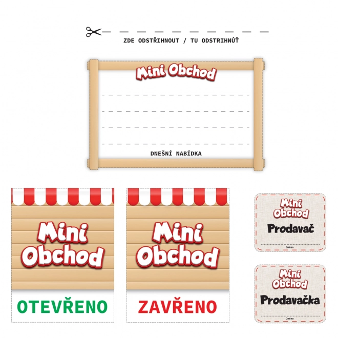 MINI TRGOVINA - blagajna češka s učenjem kako kupovati - ružičasta