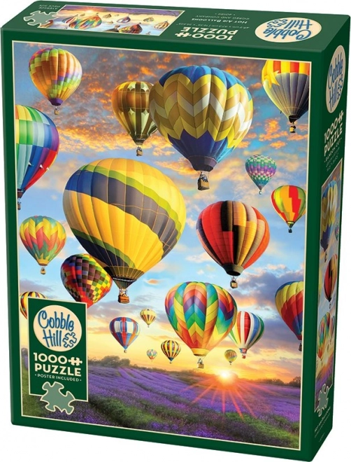 COBBLE HILL Puzzle Toplinski baloni 1000 dijelova