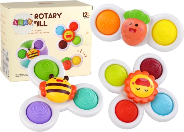 Senzorna igračka Spinners Bee Sunshine Carrot Suckers