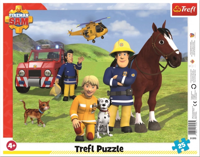 trefl puzzle vatrogasac sam – na straži 25 dijelova