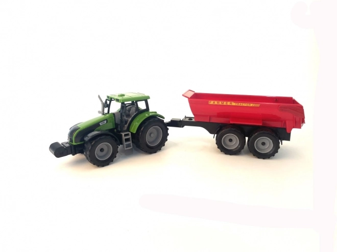 Traktor s prikolicom na inercijski pogon