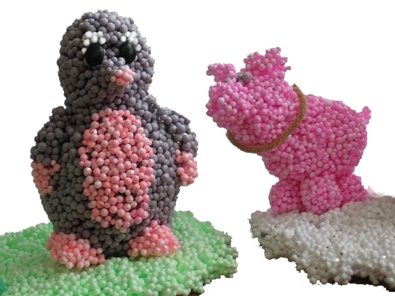 PlayFoam® Modelina/Plastelina kugličasta 4 boje