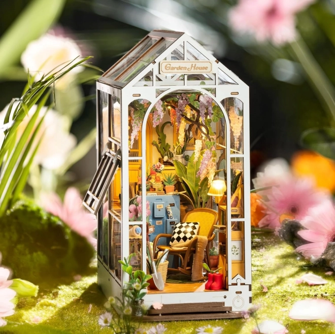 RoboTime 3D puzzle Stalak za knjige Garden House (drveni)