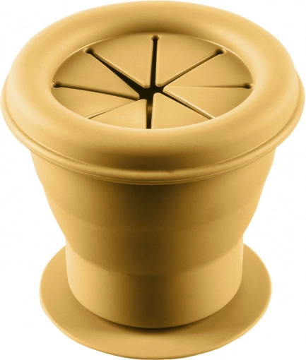 Silikonska zdjelica za kekse s vakuumskom podlogom, Mustard Yellow