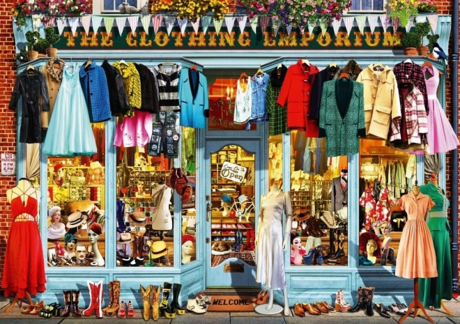 Puzzle butik s odjećom 1000 dijelova BLUEBIRD