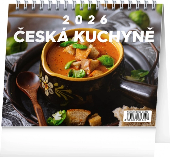 Stolni kalendar Česka kuhinja 2026