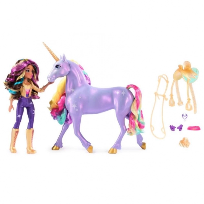 UNICORN AKADEMIJA SVJETLEĆI JEDNOROG WILDSTAR S LUTKOM SOPHIA 24cm