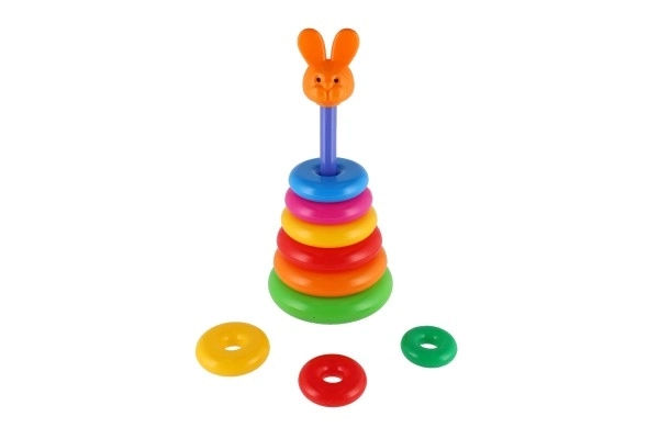 Složivi prstenasti toranj plast 28 cm različite boje u mreži 12m+